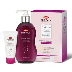 [보습왕] 프로캄 클레어진 약산성 여성청결제 Y존 건강 여행용50ml 무료증정, 1개, 200ml