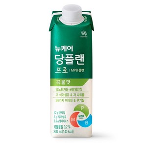 뉴케어 당플랜 프로 곡물맛 230ml 24개 환자식 영양식 어르신 간식