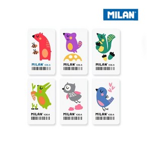 MILAN 밀란 436A 캐릭터 지우개