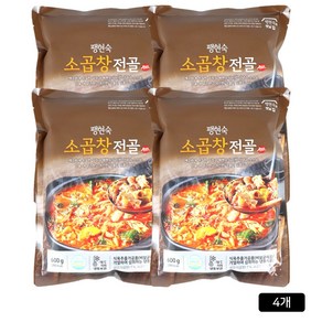 [KT알파쇼핑]팽현숙 소곱창전골 600g, 4개