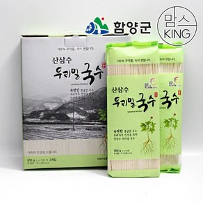 [4+1]함양 지리산 산삼수 우리밀국수 1kg(500gx2개) 선물세트, 6개, 500g