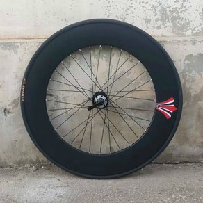 자전거 교체 리어 앞바퀴 로드 14인치 700cc 70MM 휠셋 검정색 디스크 알루미늄, 90mm 앞바퀴 타이어, 1개