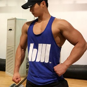 블랙몬스터핏 DEEP CUT TANK TOP 나시