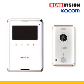 [코콤] K6B VP-R431E + KC-R80E 비디오폰+초인종세트 (화이트)