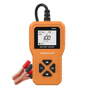 [수리진단]BM550 배터리 테스터 CCA 용량 디지털 자동차 시스템 분석기 도구 PK KW208 6V 12V 100-2, 01 주황색, 01 CHINA