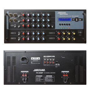 쟈가 PA-606BT 앰프 금영 태진 노래방 앰프 4채널 800W 블루투스 앰프