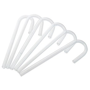 6pcs 아크릴 파이프 U 모양 튜브 벤드 수족관 CO2 시스템 / 디퓨저 용, 하나, 보여진 바와 같이, 6개