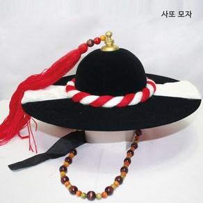사또 모자 - 불교 무속 민속 포졸 대감 선비 소품, 1개