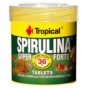 TROPICAL 스피룰리나 36% 포르테 테블렛사료 50ml, 1개