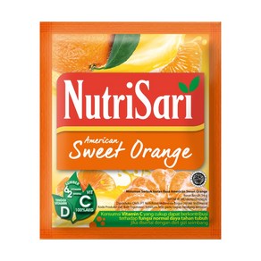 NutiSai 인스턴트 드링크 아메리칸 스위트 오렌지 맛 15g(10봉지), 15g