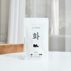 찬슬 월화수목금토 블랙 40g, 1개