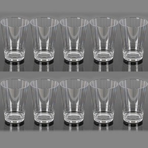 주방프라자 업소용 PC 라운드 물컵 600ml 플라스틱컵 R200, 10개, 투명