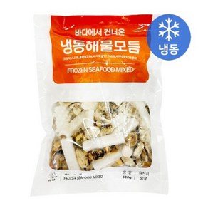 냉동 해물모듬 믹스 5종 600G, 2개