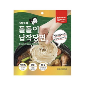 화미 돌돌이 납작당면, 60g, 60개