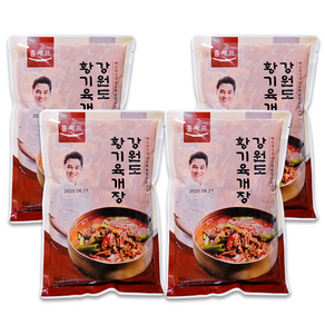 맛있는 즉석탕 에드워드권 셰프 황기 육개장, 4개, 650g