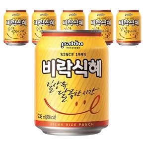 팔도 비락식혜, 238ml, 24개