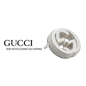 YBD479227001 구찌 GUCCI 인터로킹 G 뉴 실버 귀걸이