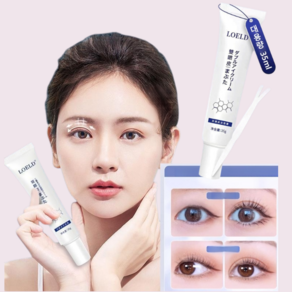 쌍꺼풀정형크림 천연성분 쌍꺼풀크림 히든 쌍꺼풀에센스액 무흔 지속 무자극, 35gx[1+1+1개], 3개
