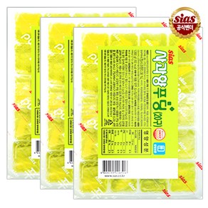 [퀴클리몰] 시아스 사과향 푸딩 1kg, 3개