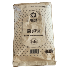 백설 흑설탕 15kg, 1개