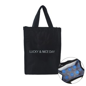 LUCKY&NICEDAY 보온보냉가방, 1개