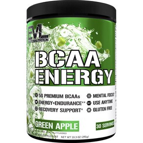 EVLUTIONNUTRITION BCAA 에너지 그린 애플 맛