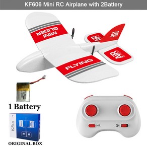 KF606 RC 비행기 드론 농업 전기 모형 2.4Ghz 라디오 리모컨 EPP 폼 글라이더 장난감 선물, 02 1 battey colo box, 1개