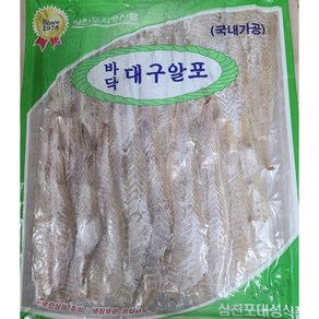 가오리포 국내가공(삼천포) 300g / 대성/성일 국산쥐포 / 명태알포 / 삼천포쥐포, 10.대구알포-국내가공400g, 1개