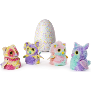 Hatchimals 해치멀스 미스터리 대화형 캐릭터 4종 랜덤 피규어 Bunwee Pando Hedgyhen Elefly 부화 앵무