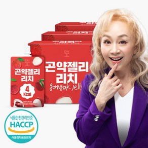 참앤들황토농원 데이앤 리치 곤약젤리 130ml x 10포 3박스 30개 130ml 130g, 1.3L, 3개