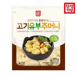 한성기업 고기 유부 주머니, 600g, 5개