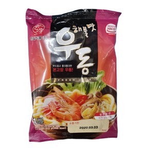 [한일식품] 해물맛 우동 1box 30개입/해물우동, 212g, 30개