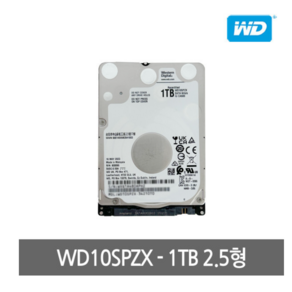 [리퍼제품-Recertified] WD BLUE 2.5인치 1TB HDD WD10SPZX 노트북용 하드디스크 AS 1년보증