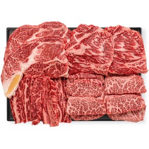 마장동직송 최고급 한우 1++ 투쁠 모듬세트, 800g, 1개