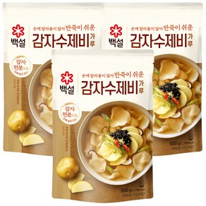 백설 감자수제비가루 500g