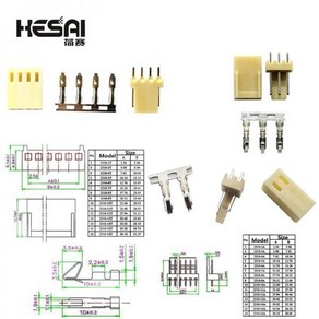 10 세트 DIY 키트 4 핀 KF2510-4P KF2510-3P KF2510-2P 2P/3P/4P 2.54mm 피치 터미널 하우징 헤더 커넥터 어댑터, [03]4P