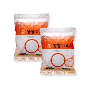 [이푸른] 국산 찹쌀가루 1kg x 2봉, 2개, 상세페이지 참조