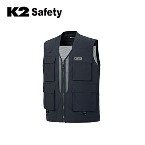 K2 Safety VE-2603 베스트 조끼 작업복 단체복 근무복 워크웨어 오피스웨어 쿨조끼, 1개