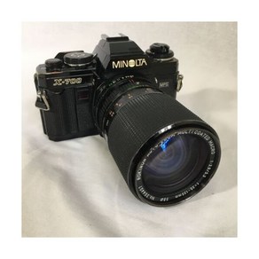 미놀타 X700 MPS 35mm 필름 SLR 카메라 35135mm f3.95.3 매크로 렌즈에 로키논 장착, 1개