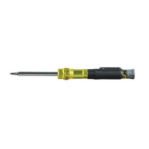 클라인툴스 Klein Tools 32613 3-in-1 HVAC 포켓 스크루드라이버 - 필립스 슬롯형 슈레이더 비트, 1개