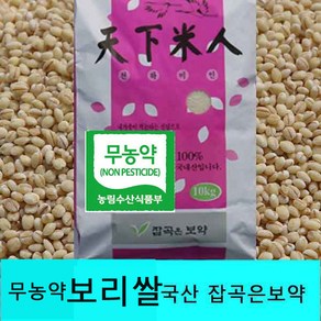 잡곡은보약 2022년생산 무농약 보리쌀, 4개, 1kg