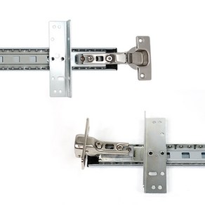 인출식 볼레일 포켓레일 서랍레일 가구레일 책상 서랍장 싱크대, 500mm, 1개