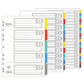 알파 인덱스간지 I-610 PVC 10분류 A4, 1