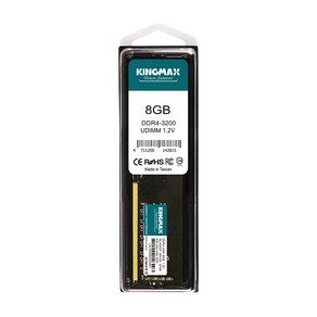 Kingmax DDR4 8GB PC4-25600 메모리 데스크탑용, 1개