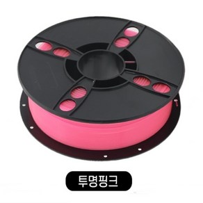 고온 PLA 필라멘트(1kg) 고품질 3D프린터 오픈형, PLA(1kg) 33_투명핑크×1EA