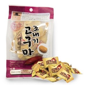 조내기고구마캬라멜 80g, 1개