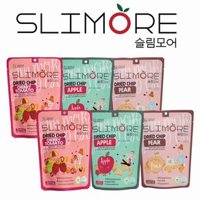 슬림모어 사과 배 토마토 건조과일칩 15g 3개 세트, 배2봉+사과1봉