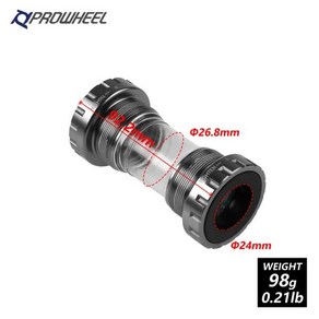 PROWHEEL 접이식 자전거 크랭크 130BCD 170mm 46 56T 스프로킷 9s, [11] BB68, 11 BB68, 1개