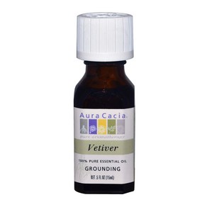 Aura Cacia 100% 퓨어 에센셜 오일 그라운딩 15ml