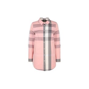 [올포유] 여성 빅체크 카라 롱 블라우스 ALBLL3451-403_G